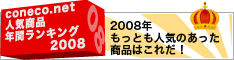人気商品年間ランキング 2008